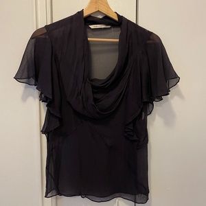 Diane Von Furstenberg Sheer Blouse